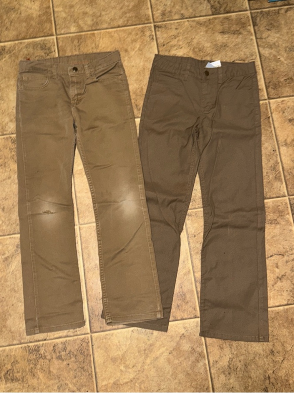 Carhartt Men's Chino Pants - Two-Tone Brown/Tan Pair